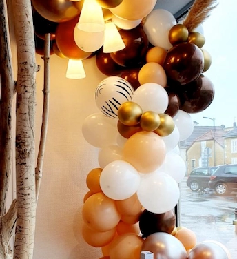 Une guirlande aux tons nature