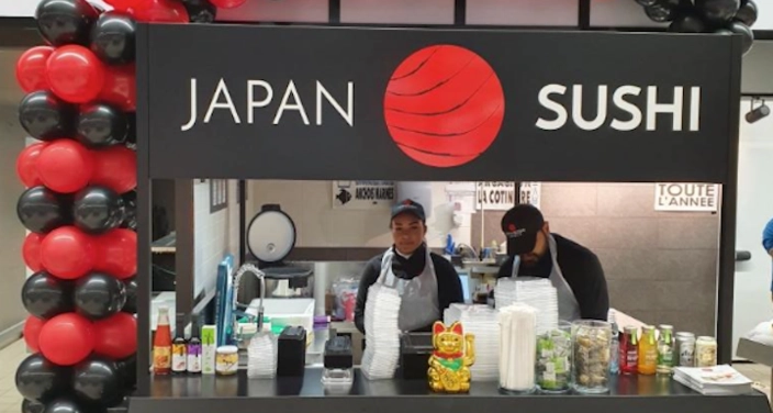 Demi arche bi-colore thème japon