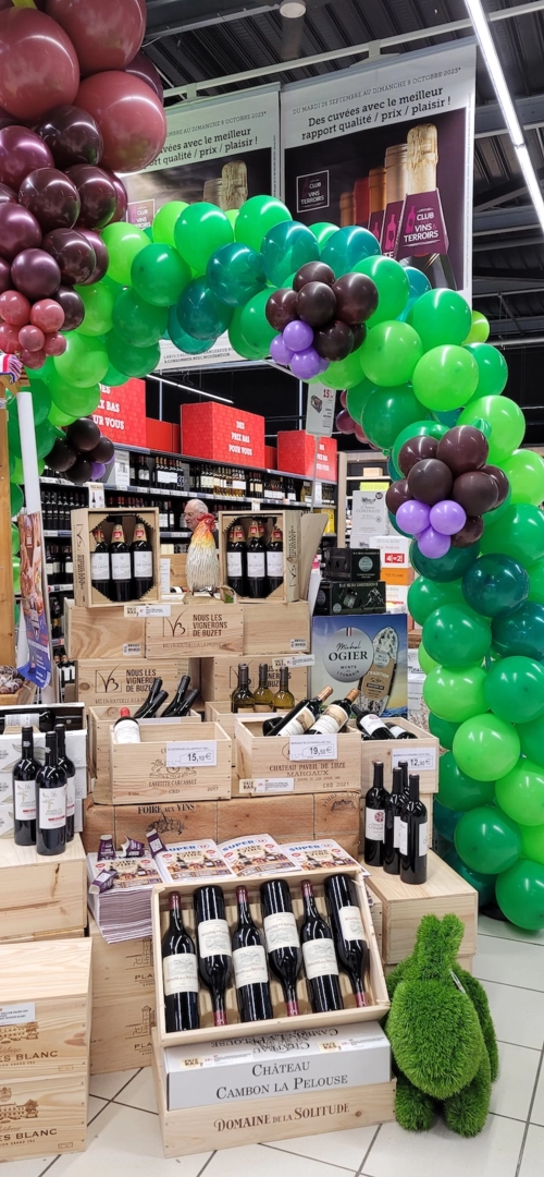 Décor Saint Patrick en ballons